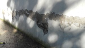 opere preliminari per incollaggio del rivestimento